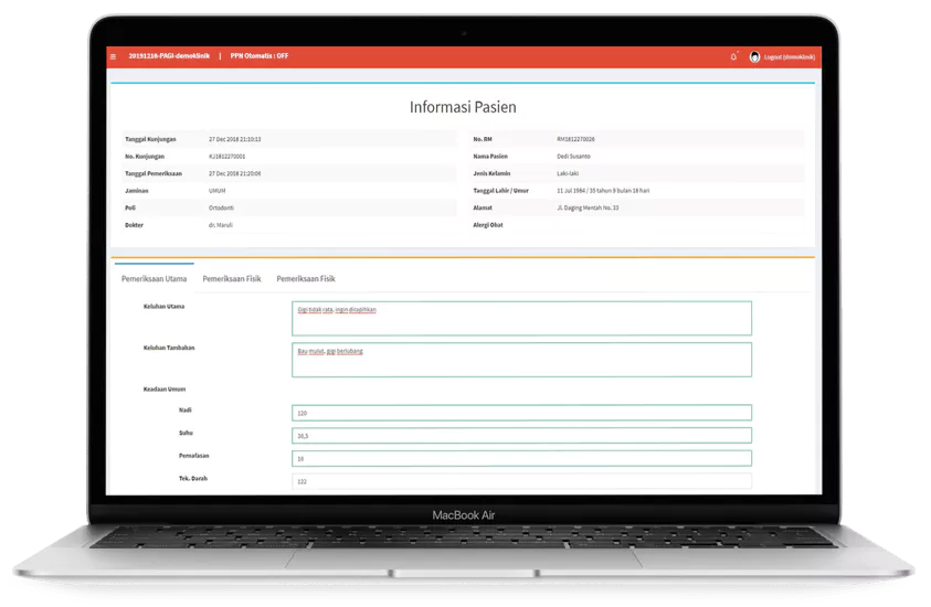fitur-fitur software klinik Vmedis