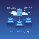 ilustrasi domain dan web hosting
