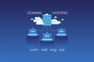 ilustrasi domain dan web hosting